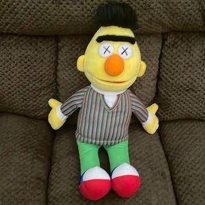 Kaws x Uniqlo Kaws Sesame Street Bert Plush